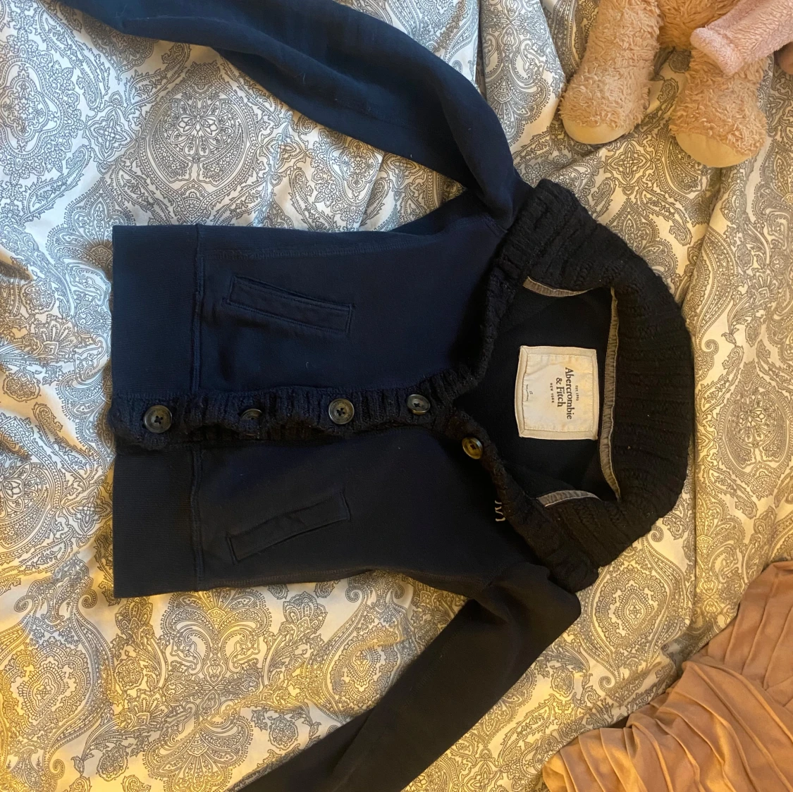 Mörkblå kofta från Abercrombie & Fitch