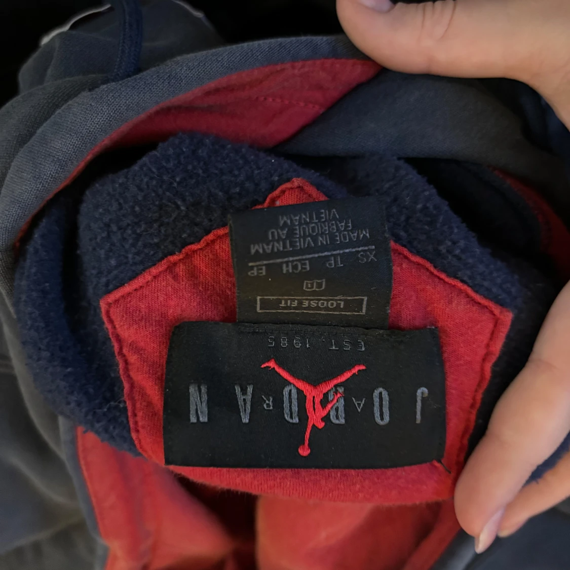 Grå hoodie från Jordan - 92