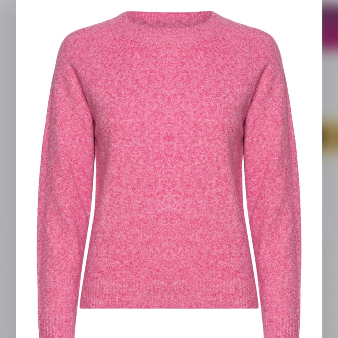 Rosa stickad tröja
