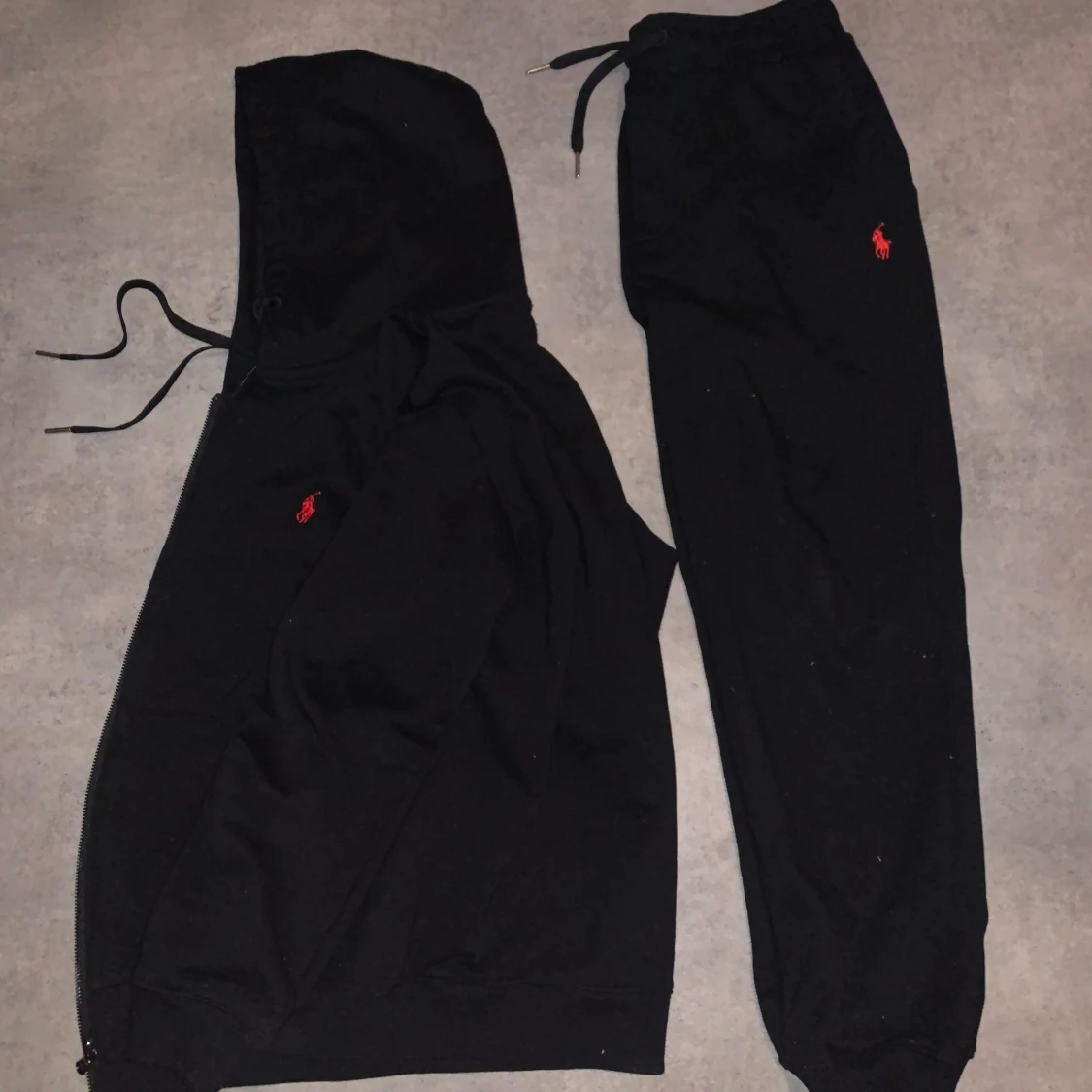 Svart tracksuit Ralph lauren