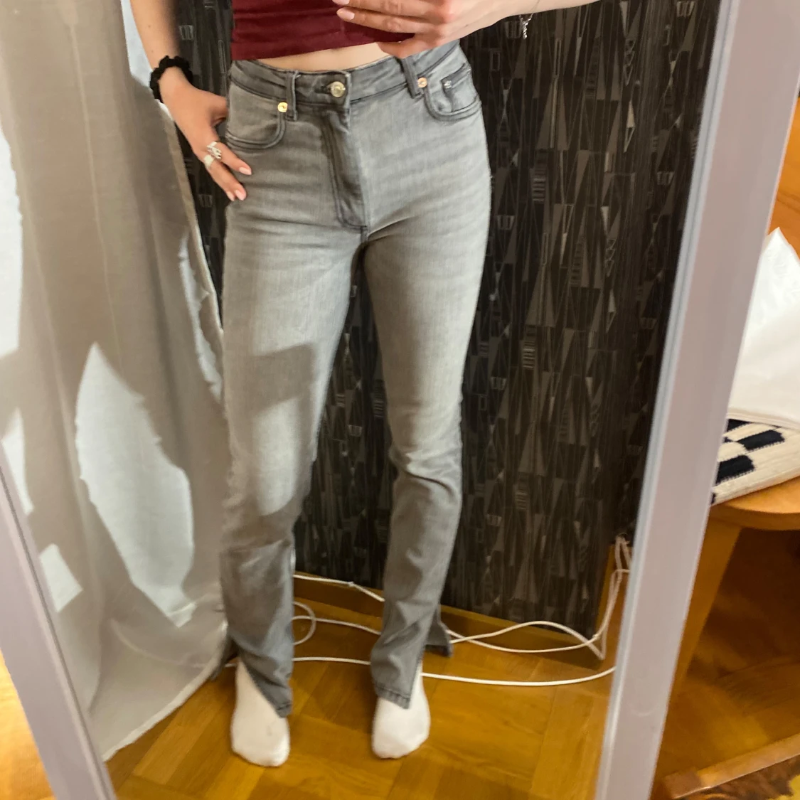 Jeans med slits - 1