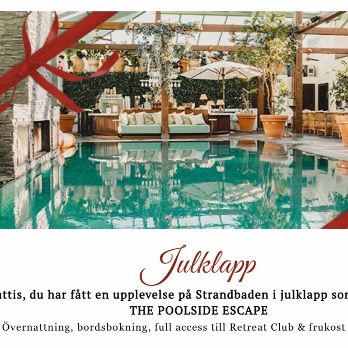 Julklapp på Strandbaden