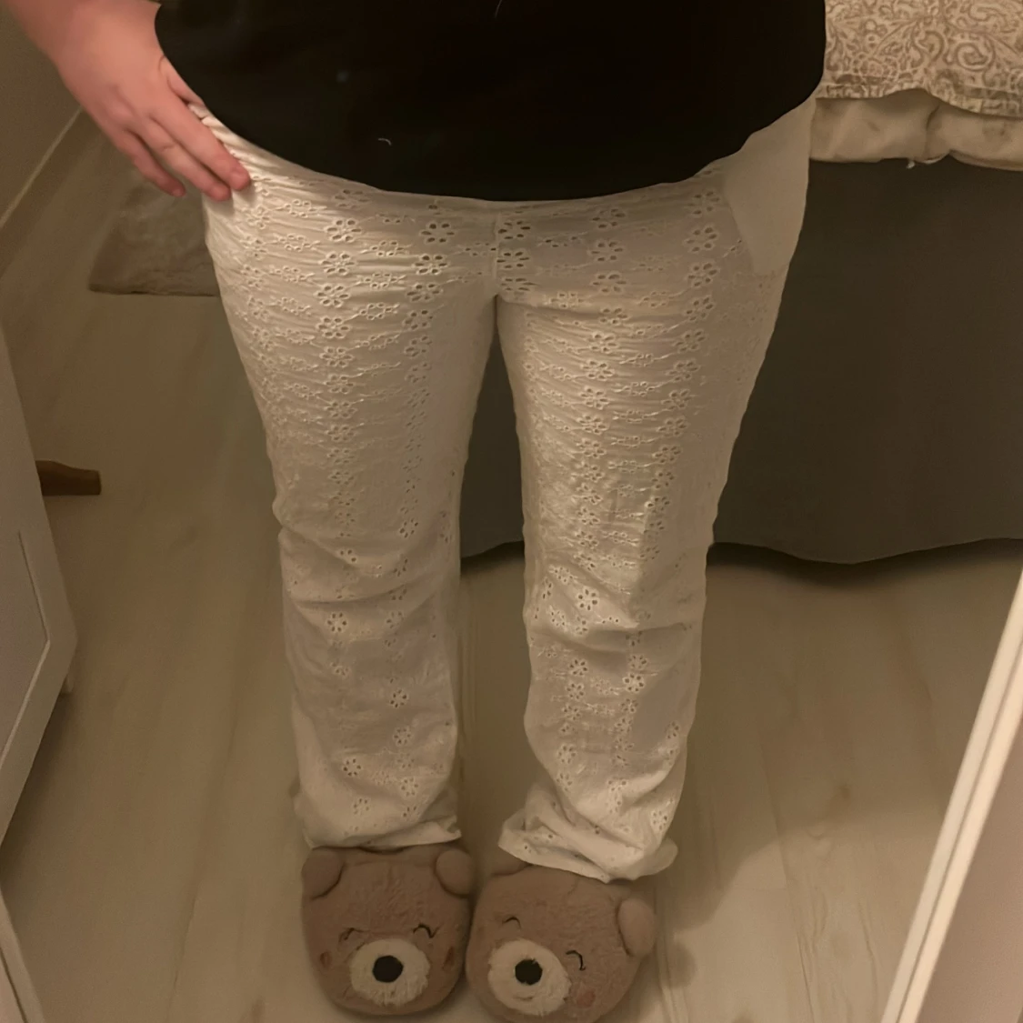 broderade byxor - 91