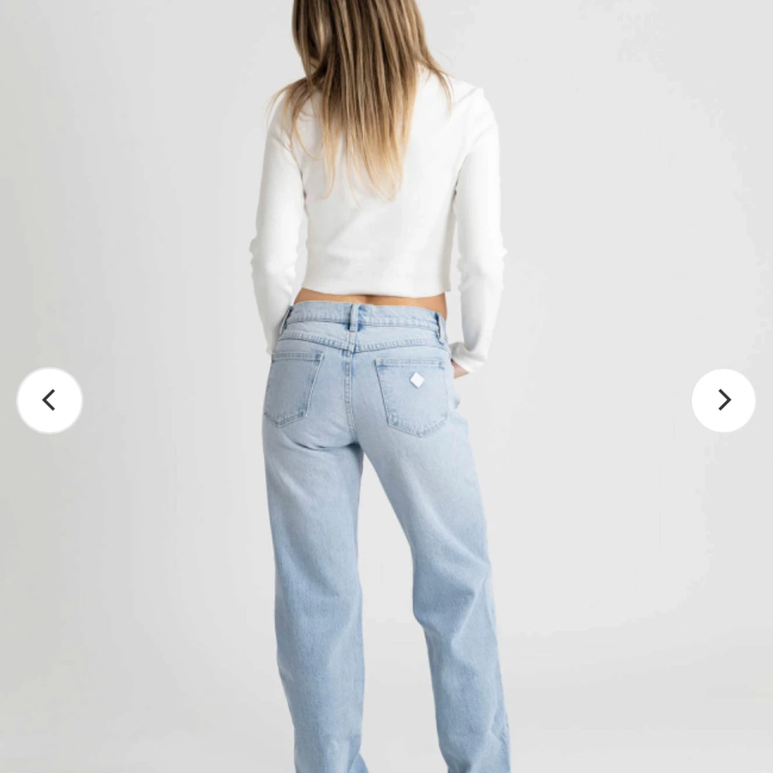 Low straight jeans  - 90