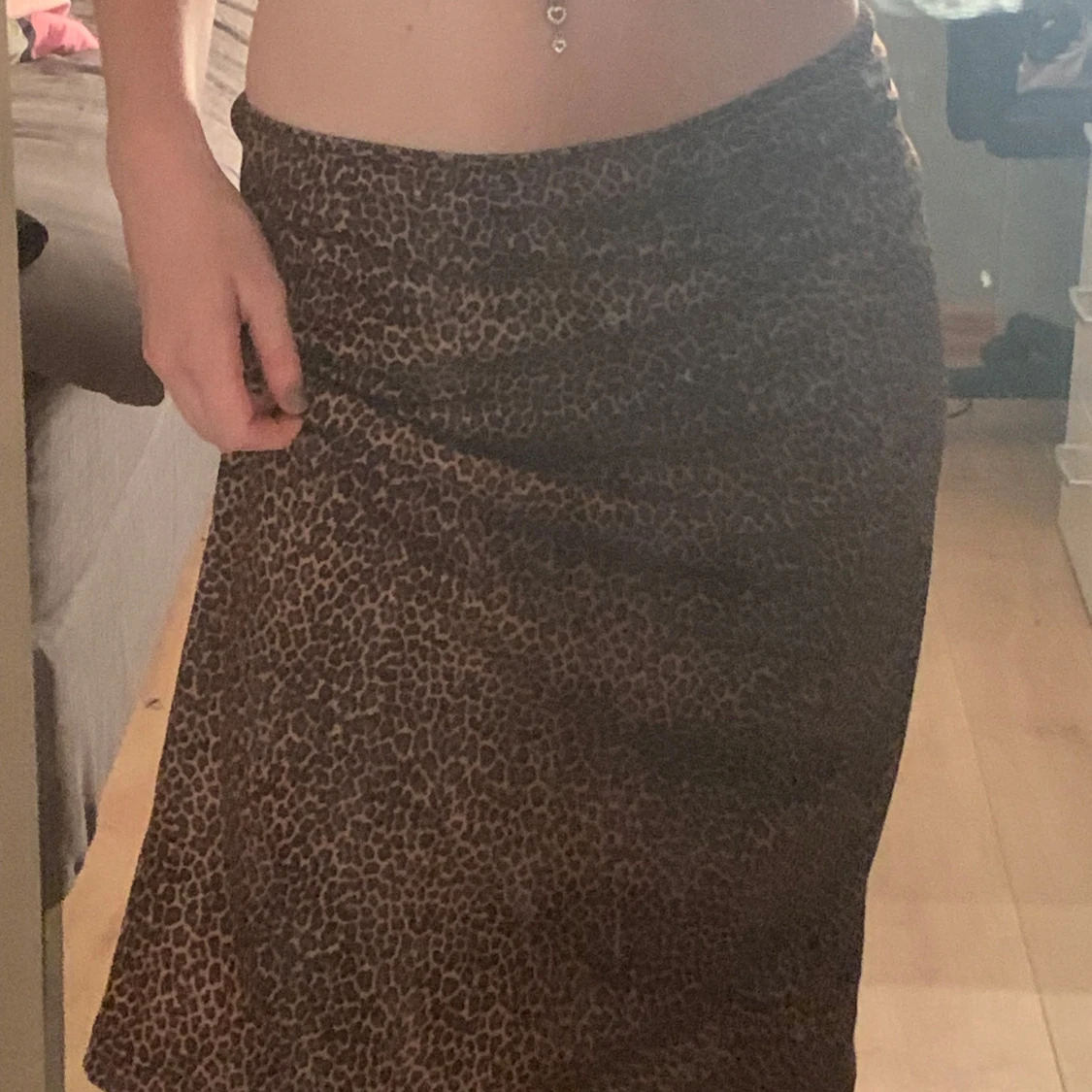Leopard kjol/klänning - 91