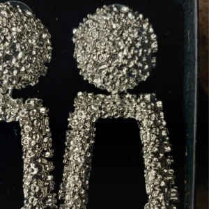 Earrings - Silver statement earrings. 