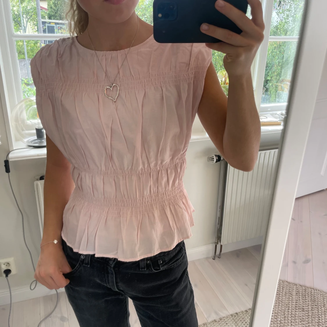 Ljusrosa topp - 90