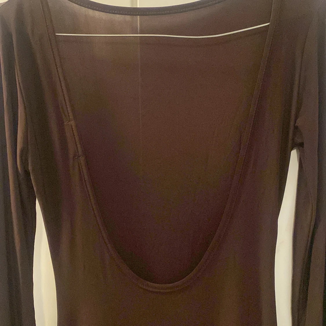 Brun långklänning från Boohoo - 92