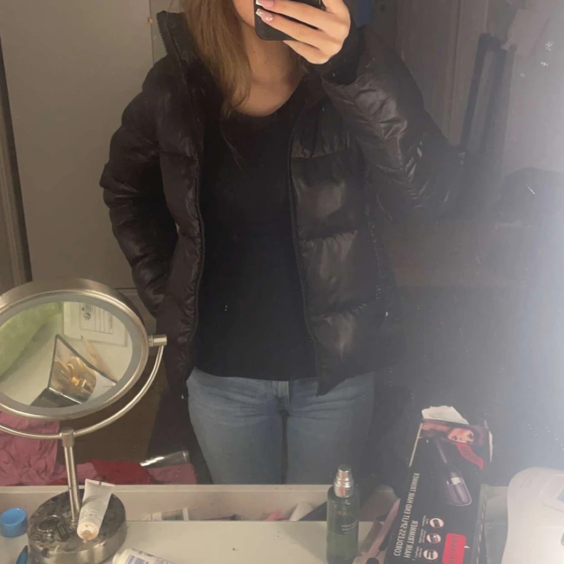 Svart pufferjacka från Calvin Klein Jeans