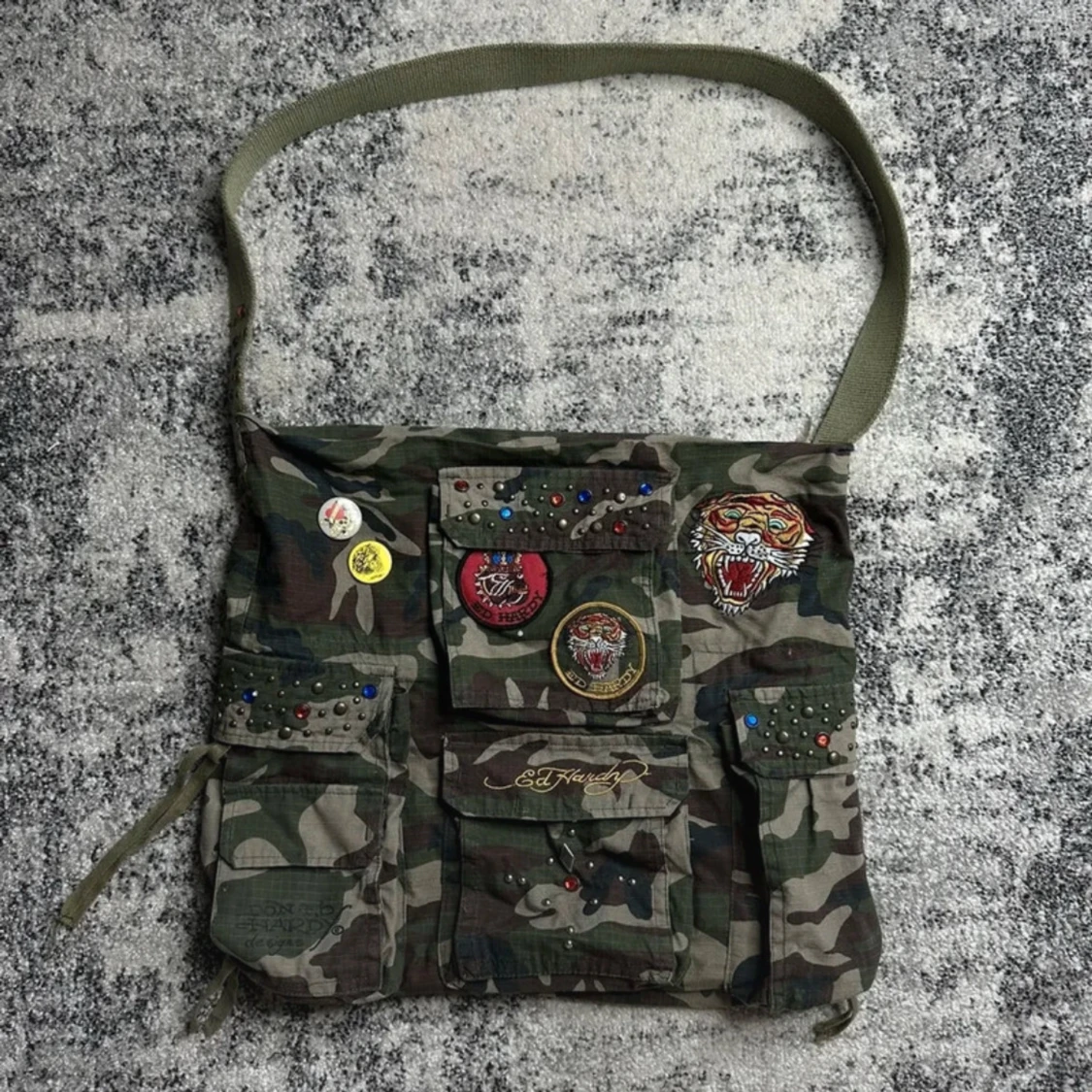 Rare Vintage Ed Hardy Väska/Bag - 93