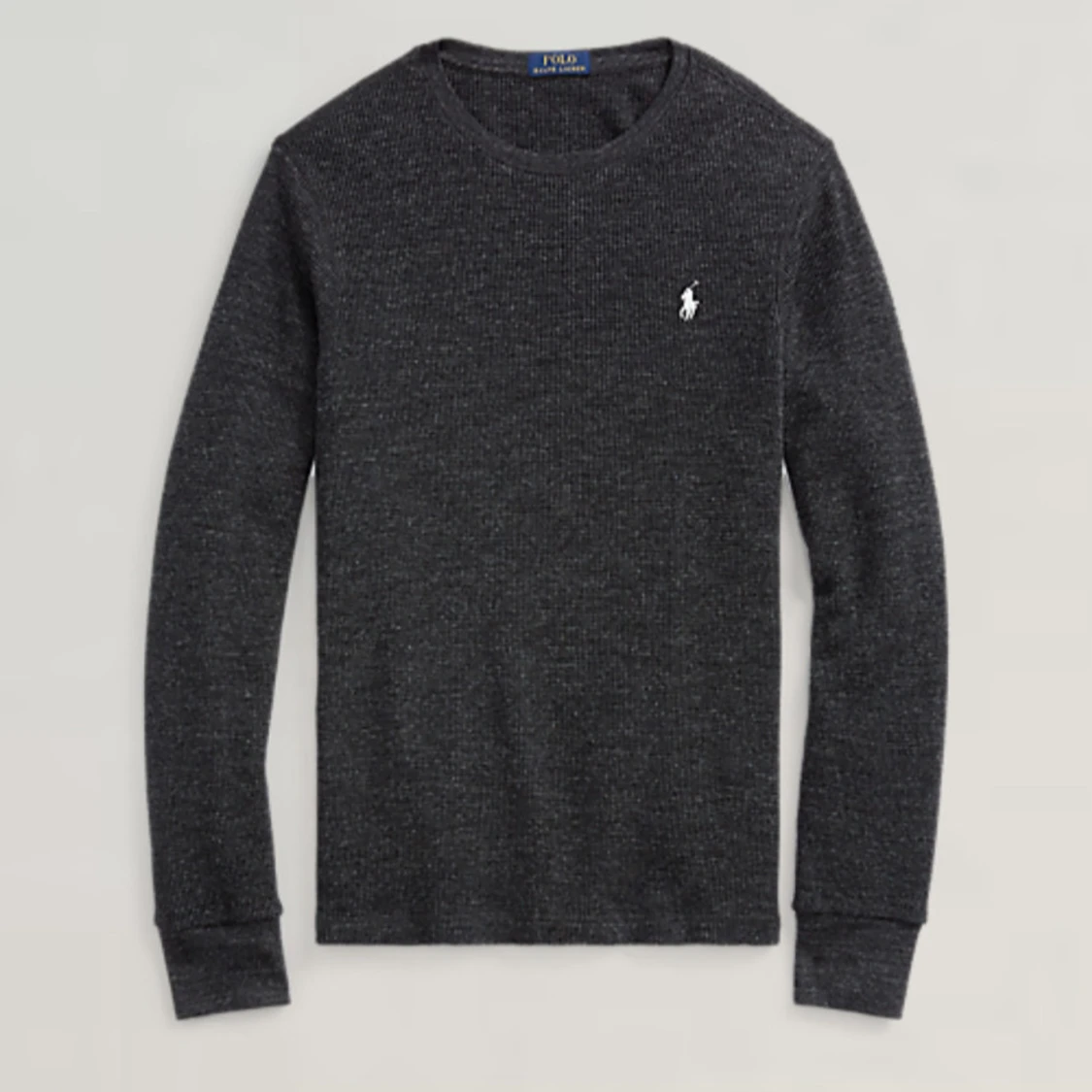 Svart ribbad tröja från Polo Ralph Lauren - 3