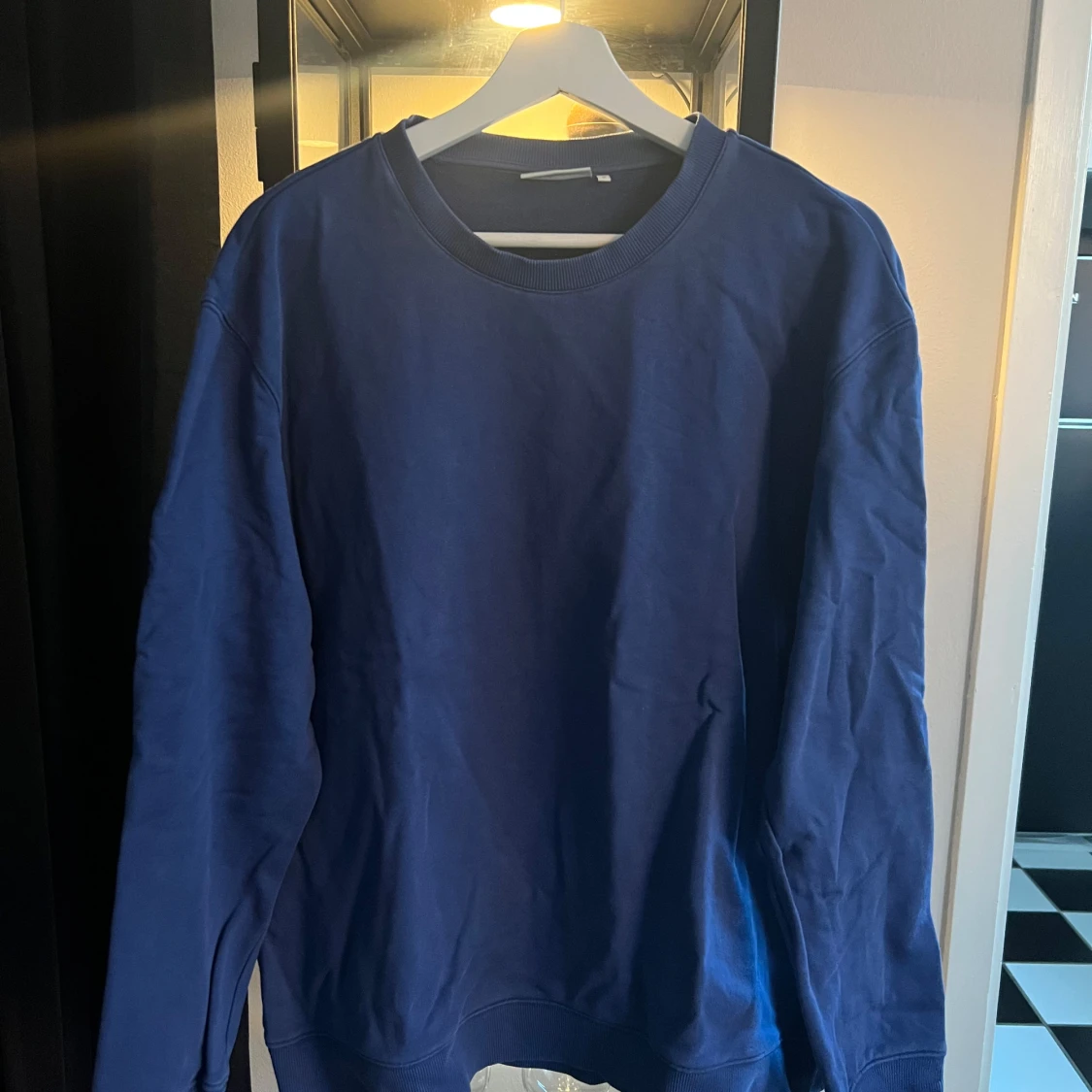 Blå sweatshirt Dobber - 1