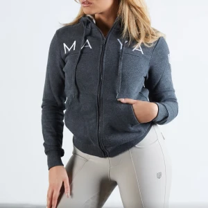 Mörkgrå hoodie från Maya Delorez - tröja från maya delorez i bra skick 🩷