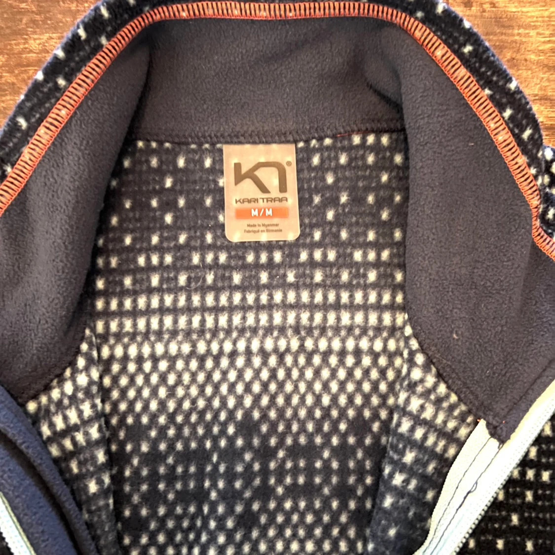 Mönstrad fleecetröja från Kari Traa - 2