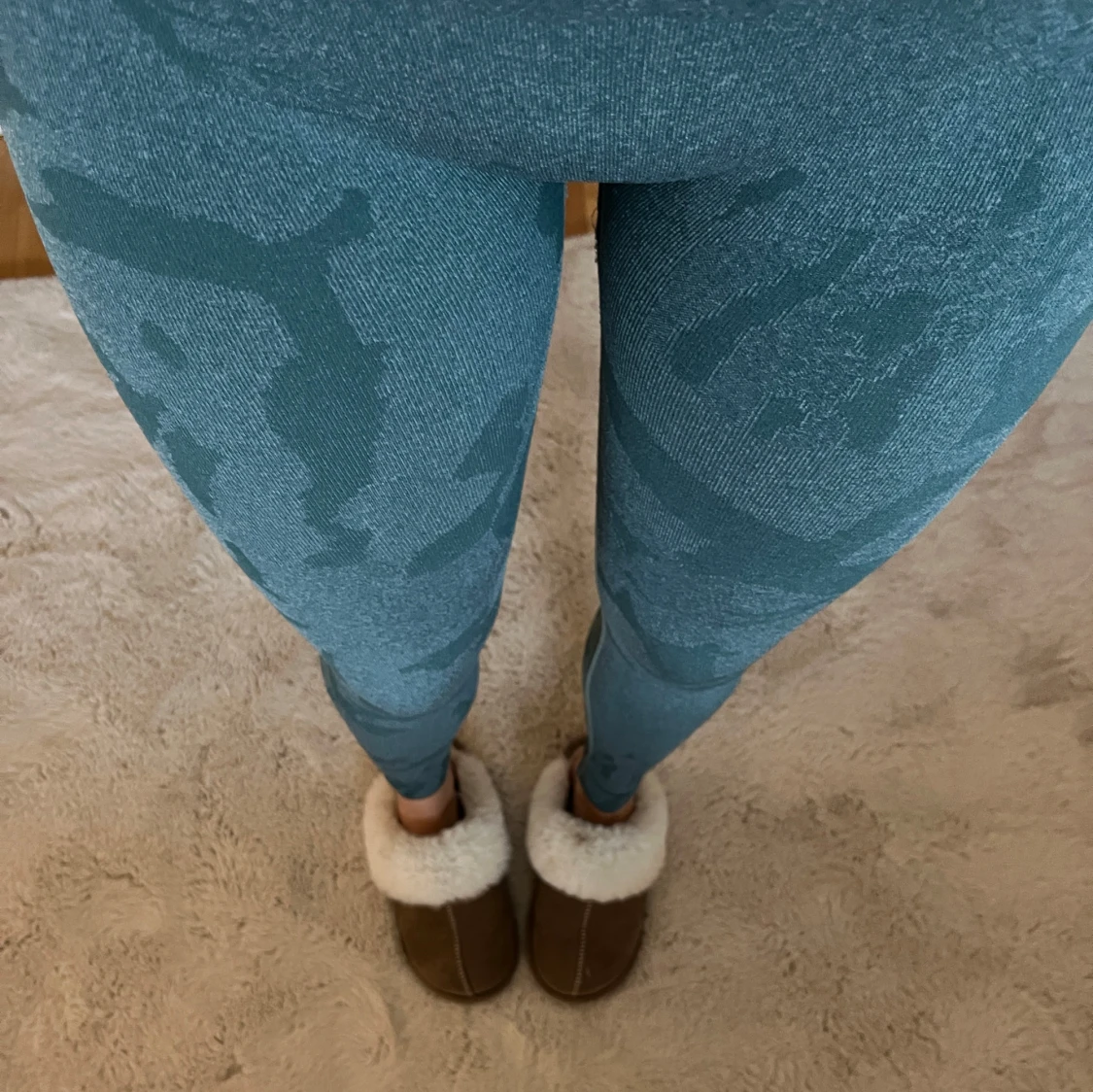 Gröna leggings med mönster - 91