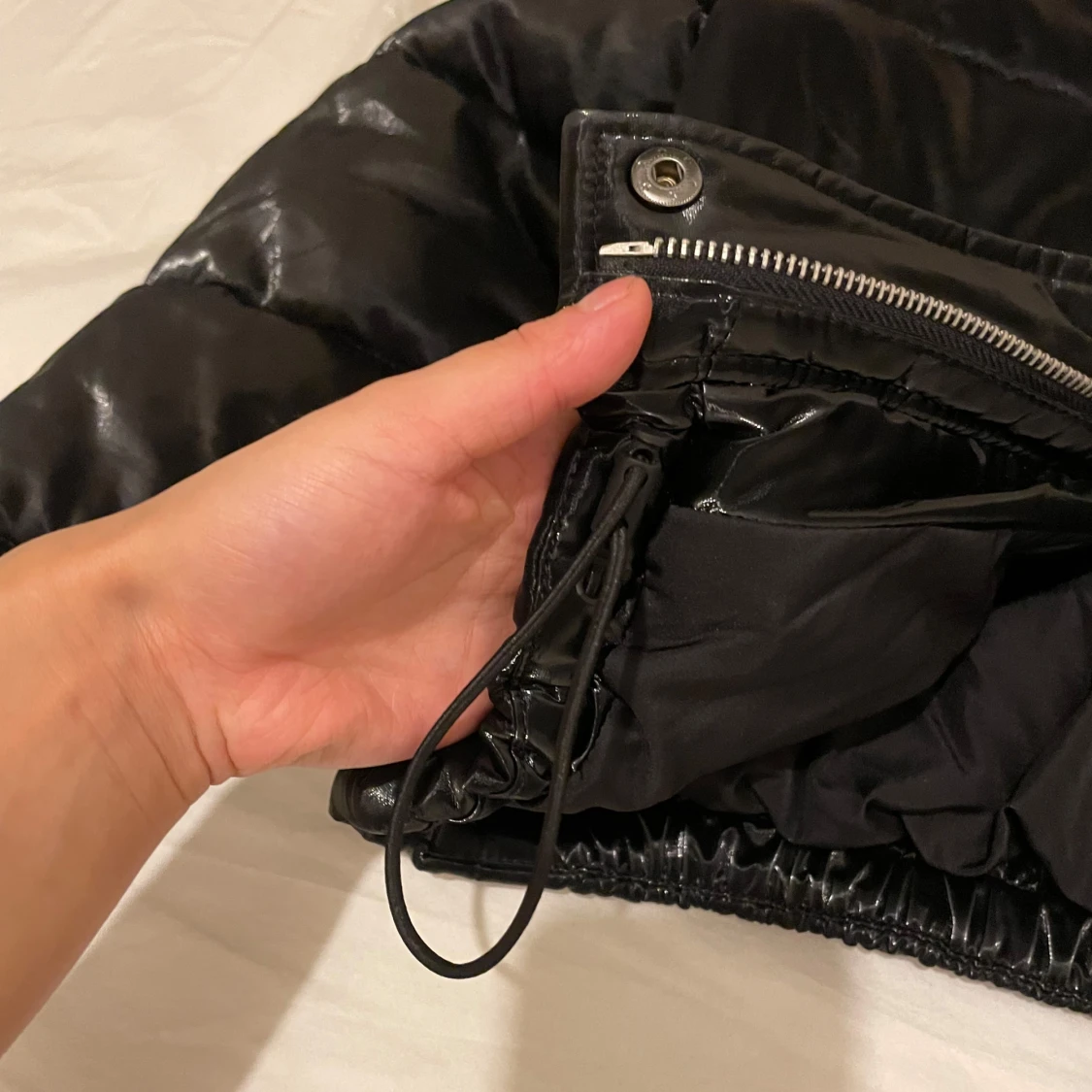 Svart pufferjacka - 91