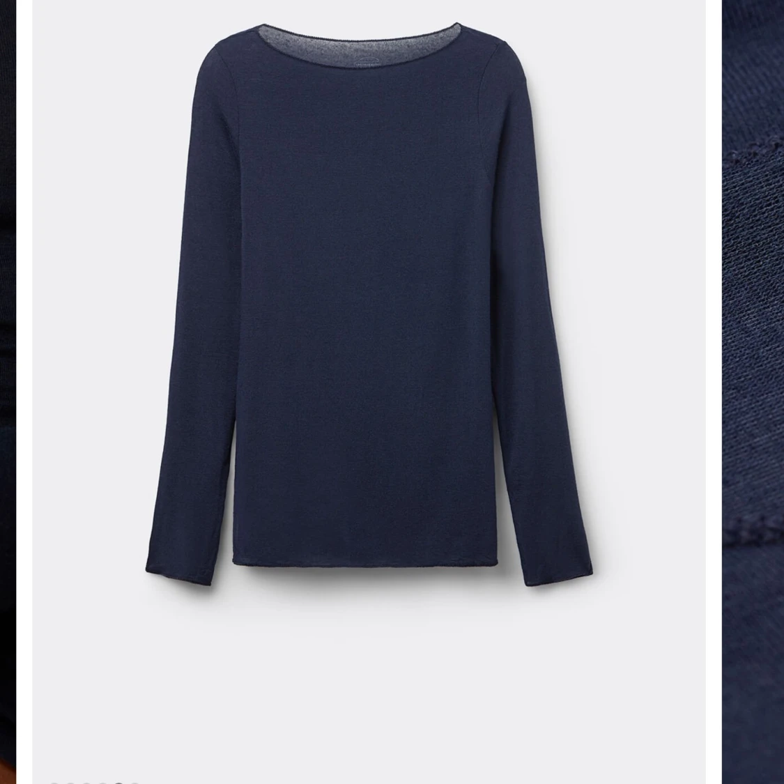 Mörkblå långärmad intimissimi tröja  - 90