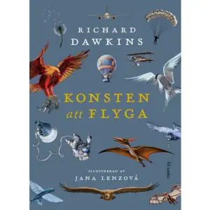 Har du någonsin drömt om att kunna flyga? Du är inte ensam. I den här boken utforskar Richard Dawkins konsten att flyga och hur den utvecklats, både på evolutionär väg och genom mänsklig innovation. Hur tog sig fåglar, insekter och andra djur upp i luften? Och hur har människan lärt sig att på liknande sätt utnyttja fysikens lagar för att lämna marken?Konsten att flyga är på samma gång en exposé över den förunderliga flygförmågan och en hyllning till vår förmåga att med vetenskap och fantasi sväva bort från vardagslivets tristess. Den är rikt illustrerad av Jana Lenzová och utgör ett unikt samarbete mellan en världsledande vetenskapsman och en kongenial konstnär.    Format Inbunden   Omfång 285 sidor   Språk Svenska   Förlag Fri Tanke   Utgivningsdatum 2023-05-11   Medverkande Magnus Fredriksen   Medverkande Lana Lenzová   Medverkande Lisa Sjösten   ISBN 9789189139008  