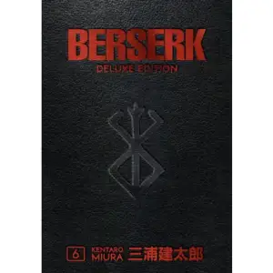 An adult fantasy/horror epic of monumental proportions, Kentaro Miura's Berserk is now offered at its original published size in handsome deluxe hardcover editions each collecting three volumes of the acclaimed manga series. Marked with the unholy Brand of Sacrifice that draws the damned to him, Guts the Black Swordsman battles the minions of Hell that thwart his search for Casca, his former captain and lover. But Casca, too, is marked with the Brand, and Guts must find her before the legions of the abyss do! Collects Berserk volumes 16-18.    Format Inbunden   Omfång 712 sidor   Språk Engelska   Förlag Penguin USA   Utgivningsdatum 2020-11-24   ISBN 9781506715230  