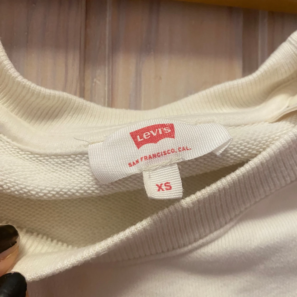 Vit sweatshirt från Levi's - 90
