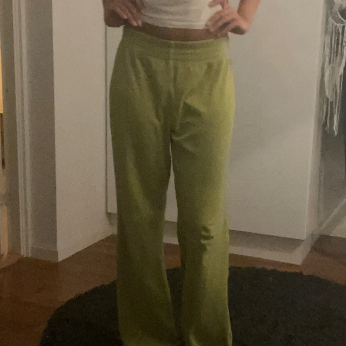 Gröna mjukisbyxor - 90