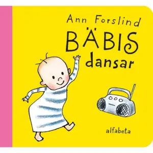 Bäbis gillar musik och att dansa! Fortare och fortare tills - pang! Bäbis ramlar omkull. En liten bok full av uttryck och igenkänning. Nu ger vi ut mycket omtyckta Bäbis dansar i kartong, perfekt för ivriga små fingrar.     Format Board book   Omfång 22 sidor   Språk Svenska   Förlag Alfabeta   Utgivningsdatum 2019-05-09   Medverkande Ann Forslind   ISBN 9789150120738  