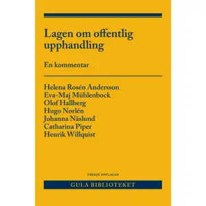 Kommenterar paragrafvis ingående och djupt lagen (2016:1145) om offentlig upphandling. Här behandlas bestämmelserna i lagen om offentlig upphandling och, när det är behövligt för förståelsen, även de direktivbestämmelser som lagens bestämmelser genomför. I kommentaren behandlas EU-domstolens praxis och en omfattande svensk praxis.     Format Häftad   Omfång 1264 sidor   Språk Svenska   Förlag Norstedts Juridik AB   Utgivningsdatum 2021-01-15   Medverkande Helena Rosén Andersson   Medverkande Olof Hallberg   Medverkande Hugo Norlén   Medverkande Johanna Näslund   Medverkande Catharina Piper   Medverkande Henrik Willquist   ISBN 9789139115076  