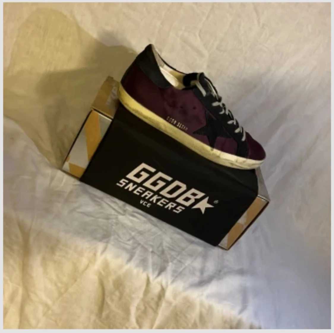 GGDB Sneakers i vinrött och svart - 93