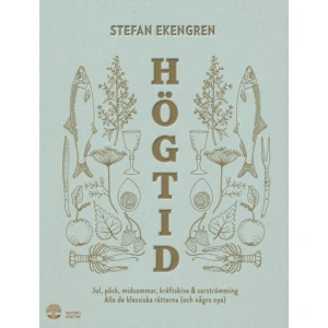Högtid : jul, påsk, midsommar, kräftor & surströmming : alla de klassiska rätterna (och några nya) (inbunden) - ”Maten vi äter under årets högtider är livsviktig. Det är kultur på absolut högsta nivå och för mig på blodigaste allvar. Och det är samtidigt både sjukt härligt och hemskt betungande. Det finns ju så många måsten och individuella favoriter.”  Stefan Ekengren reder ut begreppen kring våra traditionella svenska högtider och ger dig både klassiska och nya recept. Inför varje högtid får du hjälp med planering och förslag på arbetsordningen. Hur långt i förväg går det till exempel att grava laxen, rulla köttbullarna eller baka påsktårtan? I påskkapitlet varvas recept på fyllda ägghalvor, pocherade ägg och ugnsomeletter med lammstek och vegetariska alternativ som broccoli- och getostpaj, och som avslutning en citron- och marängtårta med mazarinbotten. Kanske en äggtoddy också. Under midsommar gäller det att få till den perfekta mathållningen från morgon till kväll. Då serveras jordgubbsfrukost, ett praktverk till matjessilltårta, lerpottasill och på kvällen olika grillspett med lax, biff och grönsaker. Och så kanske den största högtiden av alla, julen. Förutom den självklara skinkan och Janssons frestelse finns recept på bland annat laxtartar med kapris och dragon, sellerisallad och finsk kålrotslåda – och en riktigt maffig annandagsmiddag med helstekt kalkon och gräddsky. Boken innehåller totalt cirka 200 recept och är ett referensverk att återkomma till gång på gång.    Format Inbunden   Omfång 302 sidor   Språk Svenska   Förlag Natur &amp; Kultur Allmänlitteratur   Utgivningsdatum 2019-09-27   ISBN 9789127162150  