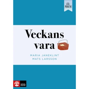 Läspraktik Veckans vara (häftad) - I novellserien möter läsaren tre huvudpersoner som alla studerar på sfi men tycker att de kört fast i sina studier. De erbjuds praktik och på sina praktikplatser träffar de nya människor, ställs inför nya utmaningar och hittar var och en på sitt sätt sin roll på arbetsplatsen. Läsaren får en förståelse för hur det kan gå till på en arbetsplats genom de situationer som huvudpersonerna ställs inför. Läsaren får dessutom lära sig typiska yrkestermer, allt i ett skönlitterärt sammanhang. Läspraktik vänder sig till studerande på sfi kurs B och C, främst studieväg 2, men serien passar även på kurser i yrkessvenska. Läsvana elever kan läsa novellerna på egen hand men de kan även läsas gemensamt. I lärarhandledningen finns ett omfattande arbetsmaterial för att arbeta vidare med bland annat läsförståelse och ordkunskap. Tre huvudpersoner och tre branscher Filiz är huvudperson i novellen Dagens rätt som utspelar sig på en restaurang. Hon är ensamstående med tre barn och drömmer om att starta eget. På sin praktikplats får hon både nya erfarenheter och en ny vän. I Ny på Nejlikan heter huvudpersonen Jamil och han gör praktik på ett äldreboende där han lär känna Alfred. De får en speciell kontakt och det visar sig att nejlikor dyker upp på fler ställen än i namnet på äldreboendet. Novellen Veckans vara utspelar sig i en matbutik där Sadia praktiserar. Hon drömmer om att få sitta i kassan men det visar sig vara svårare än hon hade trott. När hon kommer hem förväntas hon dessutom ta hand om matlagning och städning. Hur ska hon orka? Lärarhandledning Till novellerna finns en webbaserad lärarhandledning som innehåller bland annat bildstöd, ordlistor, läsförståelseuppgifter, diskussionsfrågor och korta skrivuppgifter. Licensen gäller för en lärare i 12 månader. Kostnadsfritt extramaterial Läspraktik fortsätter på webben! Till novellerna finns kostnadsfritt extramaterial i form av ljudfiler. Du når det här.    Format Häftad   Omfång 44 sidor   Språk Svenska   Förlag Natur &amp; Kultur Läromedel och Akademi   Utgivningsdatum 2019-05-09   Medverkande Mats Larsson   ISBN 9789127454415  