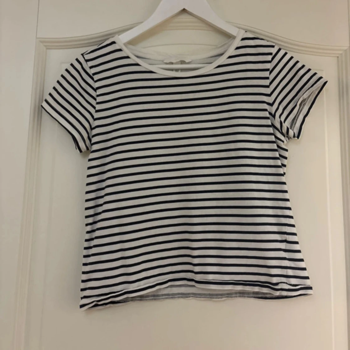 Randig t-shirt i bomull