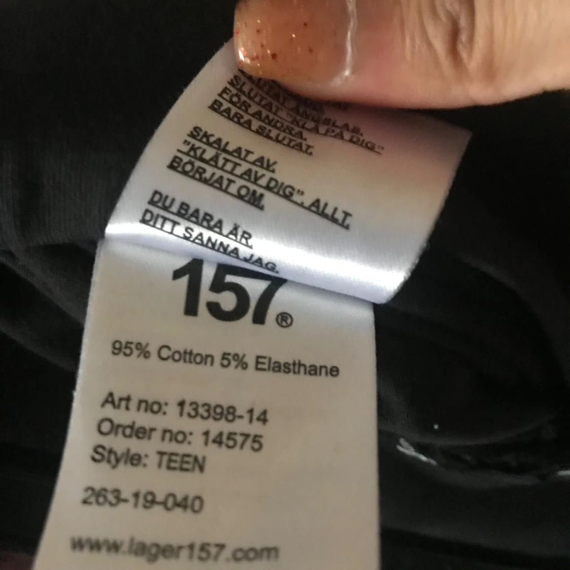 Svarta byxor från Lager 157 - 91