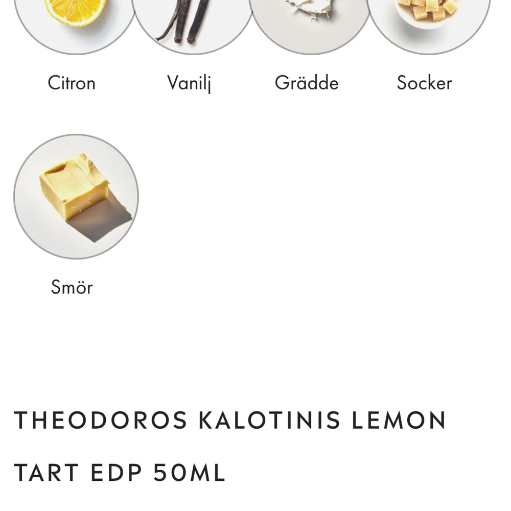 Lemon Tart från Theodoros Kalotinis, 50ml den är endast test sprayad så flaskan är full som vid nyköp😊. Parfym.