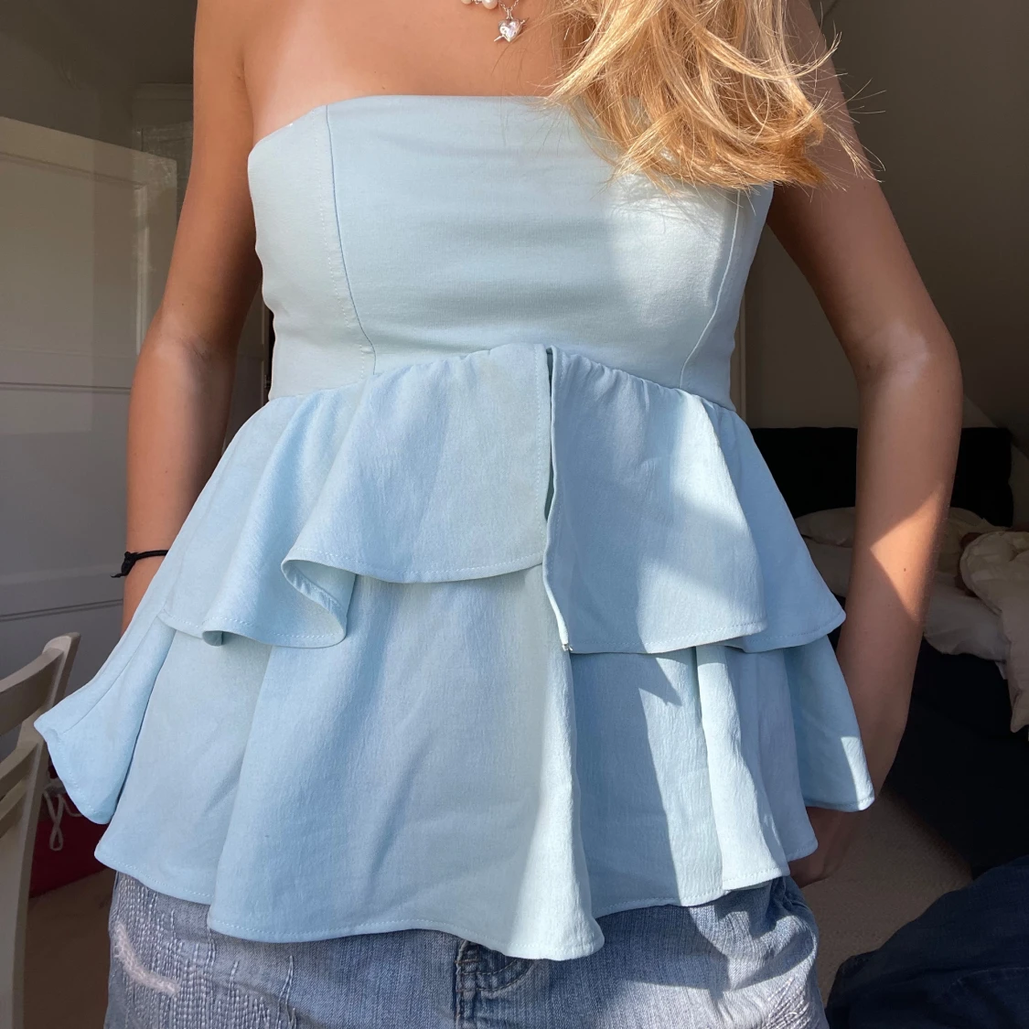 Topp med volang - 91