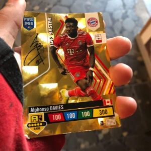  Alphonso Davies autograf - Fotbollskort 