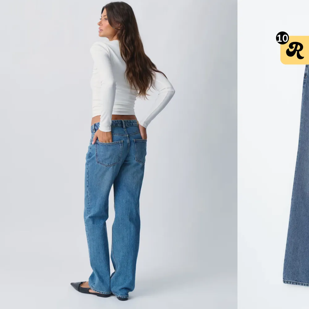 Nästan helt nya jeans från Ginatricot, använda ca 5 gånger. De är i modellen low straight och storlek 34. Säljer då jag inte tyckte de passade på mig. 💞. Jeans & Byxor.