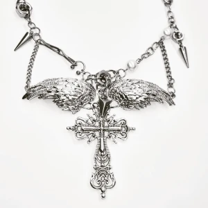 Handgjort exklusiv halsband - Handgjort unik  halsband och exklusiv design🖤Följ :@ekjewelryofficial🤲  🔗⛓️Material- rostfritt stål och zinklegeringar. Längd: 20+6cm.(46cm) Halsband inte vatten och är känsliga mot fukt. 