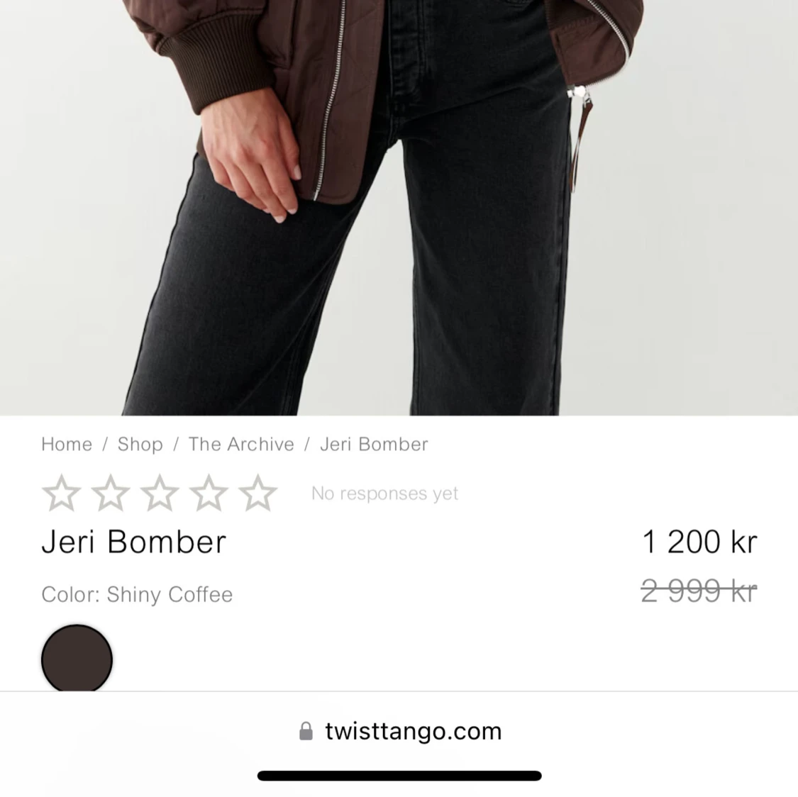 Brun Bomberjacka Twist & Tango - 93