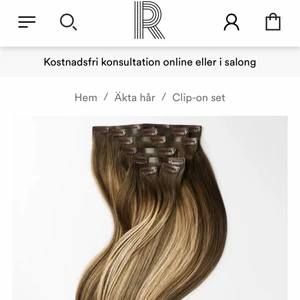 Löshår clips - Säljer mitt löshår då det inte används. Köpte 2 paket men säljer det jag brukade ha i håret då jag inte vet vart de andra tog vägen. Så ca 1,5 paket. Kostar 2490 per paket nytt. 