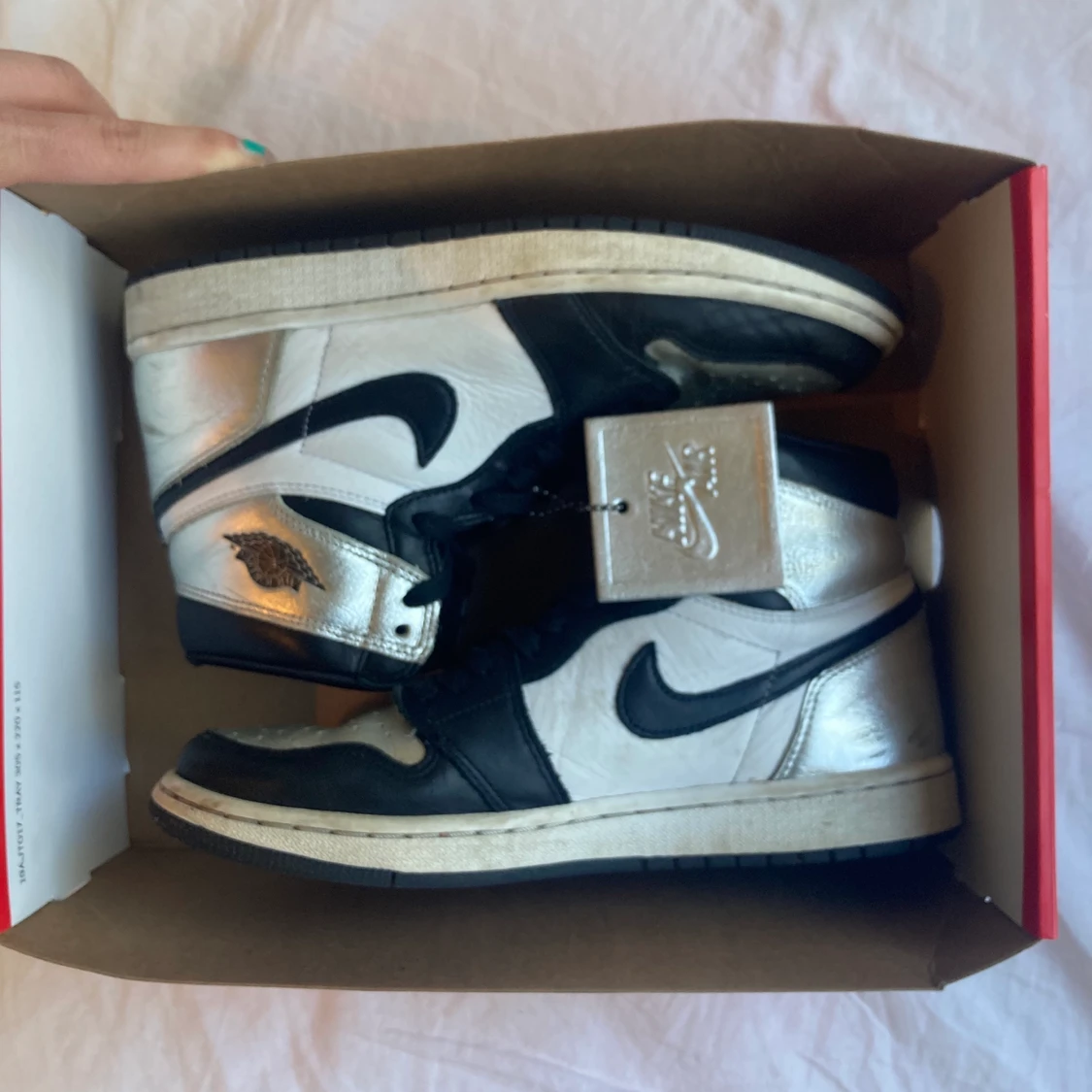 Jordan 1 High OG Silver toe  - 90