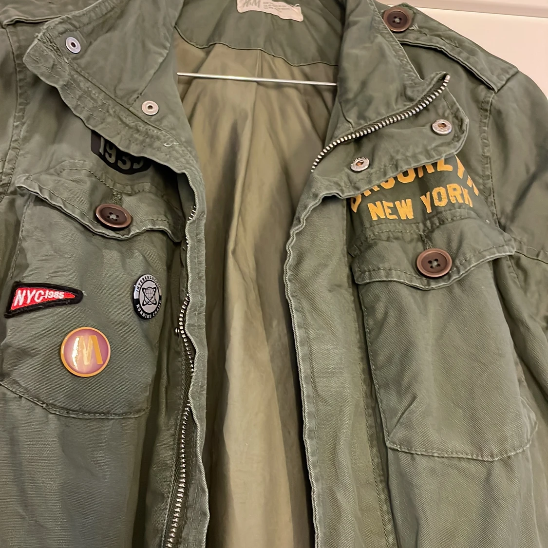 Militär inspirerad jacka