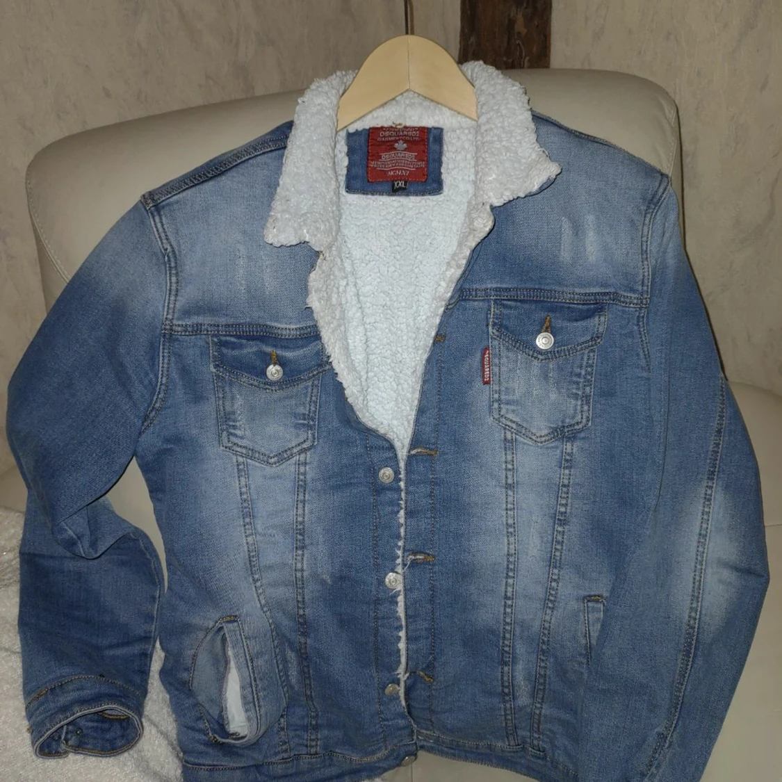 Jeansjacka fodrad - 90