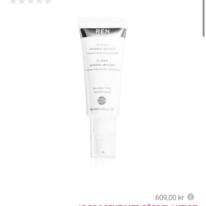 REN Clean skincare  - Har en super bra ansikts kräm för att fräscha upp huden. Den på bilden är 40ml och kostar 609kr, det är den jag har som jag då använder, Super nice! Den tuben jag säljer kostar närmare 230kr och är endast 10ml. Självklart helt ny! :)