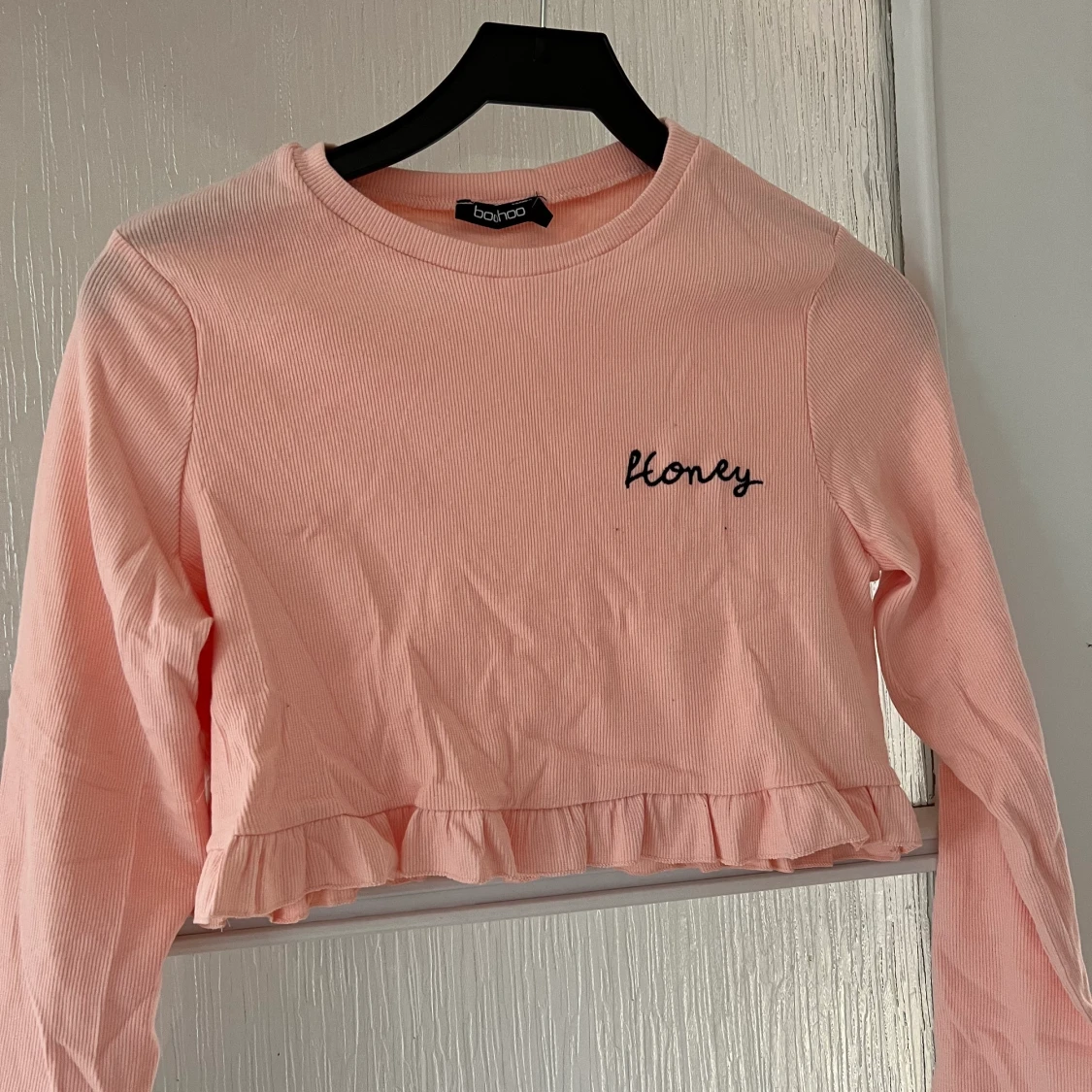 Långärmad crop top