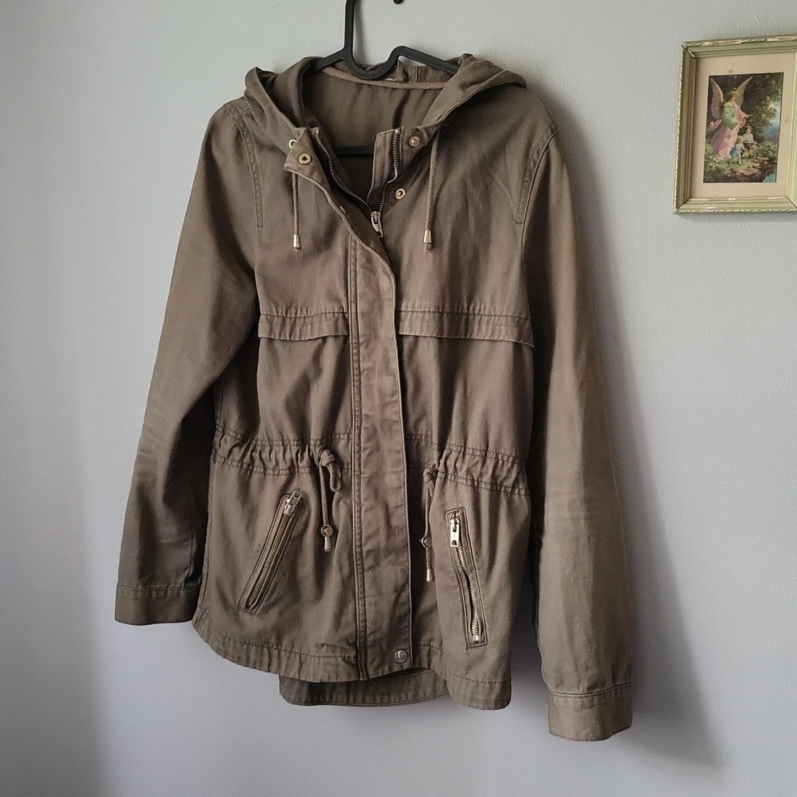 Militärgrön Parkas - 90