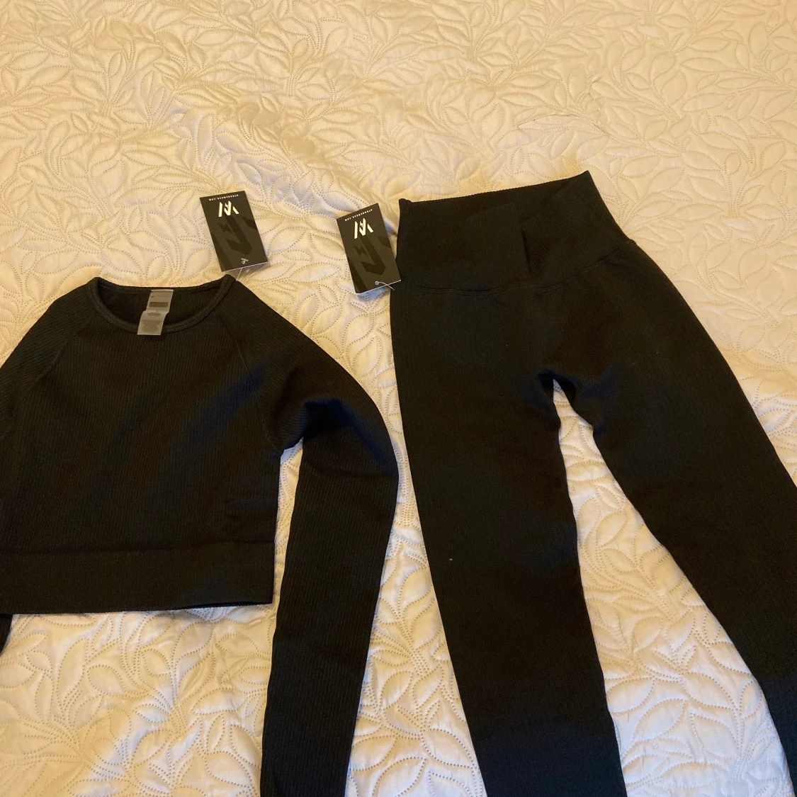 Ribbed tränings tights - 91