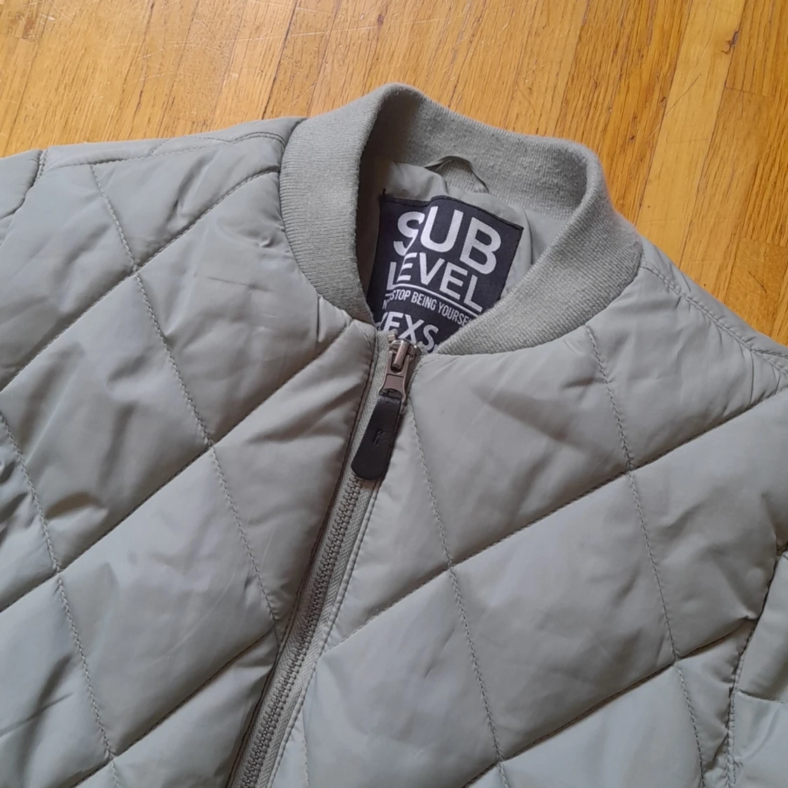 Grön fodrad jacka - 90