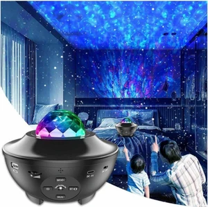 Galaxy lampa  - Säljer en helt fungerande galaxy lampa. Säljer pågrund av att jag inte använder den längre. Den fungerar perfekt, inga konstigheter samt finns det en inbyggd högtalare. 