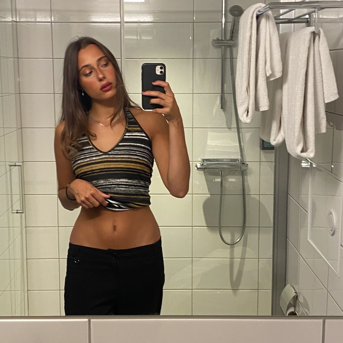 Halterneck linne - 90