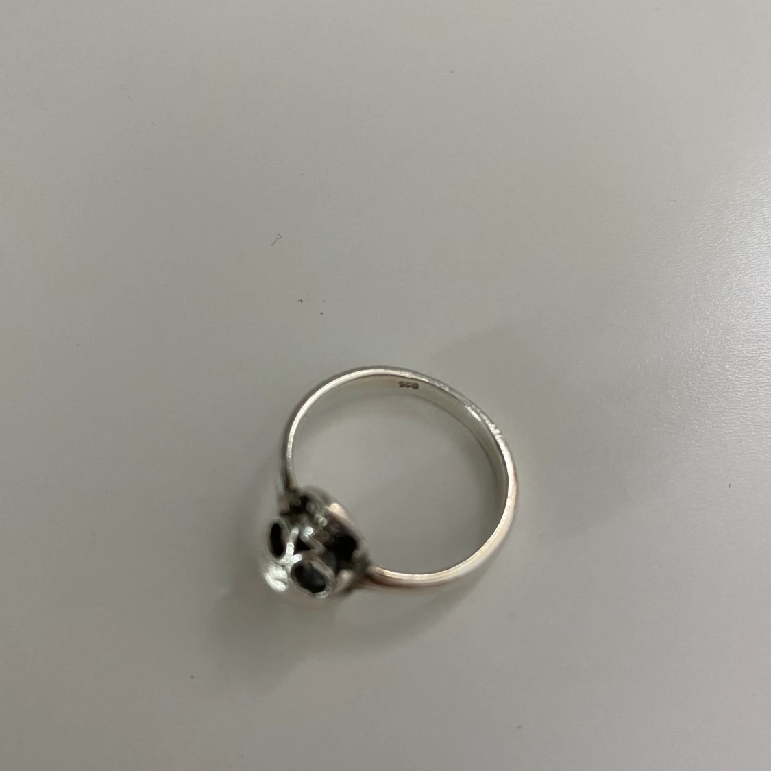 Dödskalle ring - 91